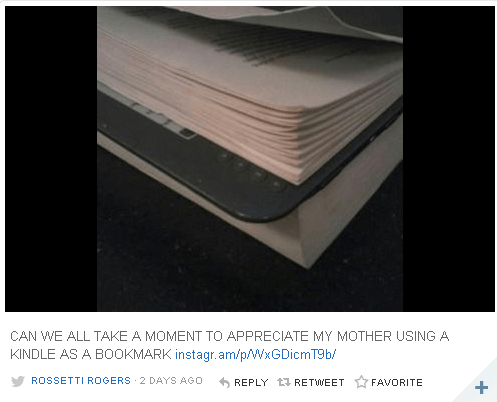 How To Use a Kindle as a Bookmark - GalleyCat