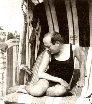 Theodor Adorno at the Beach
