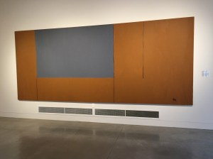 This is a great Motherwell, but also exemplifies the challenge of the smaller, regional museum; how does one work around having an eclectic collection that doesn't really illustrate a movement or artist? What good is one Motherwell, in a way?